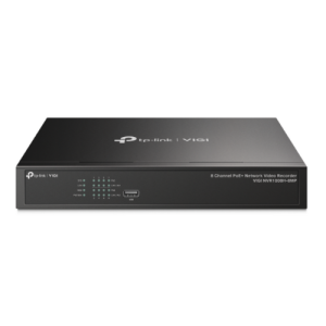GRABADOR NVR TP-LINK VIGI 8 CANALES 8MP 4K H.265+ POE+ AUDIO BIDIRECCIONAL