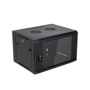 GABINETE DE PARED CON PUERTA DE VIDRIO DE 6UR (37x60x50 cm)